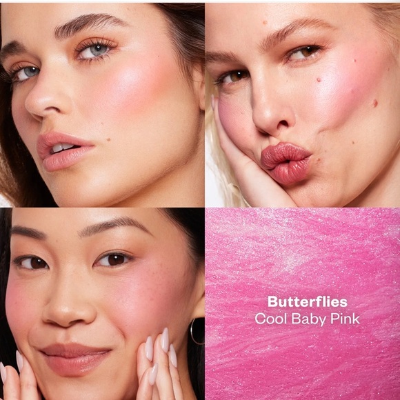 NIB•Kosas Butterflies in Cool Baby Pink - Picture 3 of 3